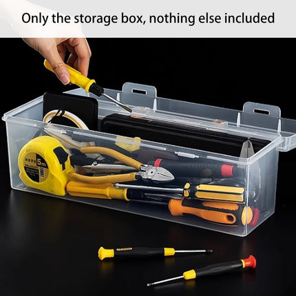 Small Parts Screw Storage Box Transparent Organizer Portable Hardware Toolbox