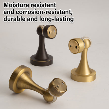 8 Colours Wall Mounted Door Stopper with Suction Catch Anti-Collision Design