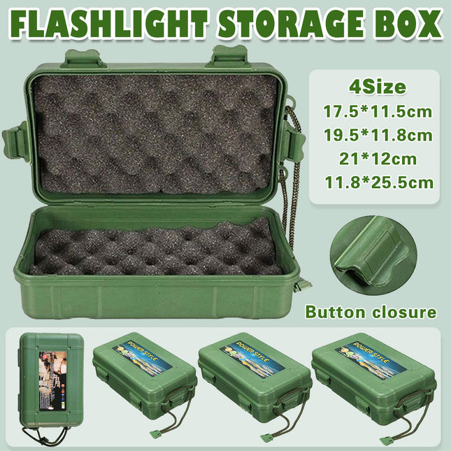 Waterproof Shockproof Airtight Outdoor Survival Storage Case Container Carry Box