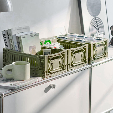 Foldable Storage Box Outdoor Organizer Collapsible Storage Container for Camping
