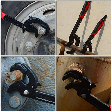 Pipe Wrench Quick Adjust Spanner Multi Functional Water Pipe Tool Heavy Duty