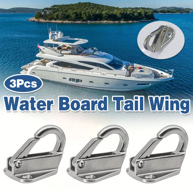 3PCS Stainless Steel Spring Hooks Heavy Duty Clip Hook for Boat Coat Hanger Use