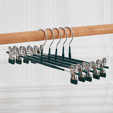 10pcs Home Wardrobe Pant Rack Hanging Trouser Organizer Clothes Hanger