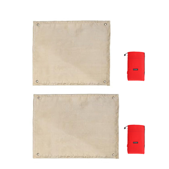 Outdoor Camping Fireproof Cloth Flame Retardant High Temp Fiberglass Mat