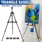 Art Painting Display Artist Easel Stand Portable Metal Adjustable Easels Triangle