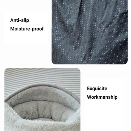 Cat Dog Bed Winter Sleeping Nest Rabbit Slipper Shape Pet House Soft Warm