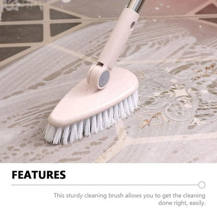 Multifunctional Floor Brush Long Handle Cleaning Brush for Tiles and Home Use