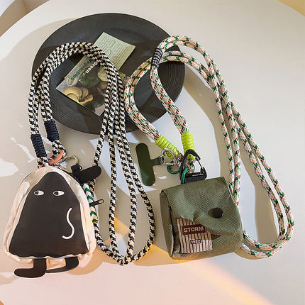 Mobile Phone Lanyard Woven Crossbody Strap Universal Holder for Secure Carrying