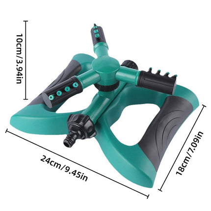 360° Rotating Sprayer Watering Grass Lawn Automatic Garden Tool Water Sprinkler