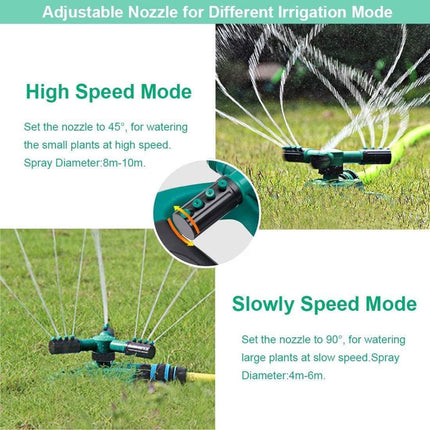 360° Rotating Sprayer Watering Grass Lawn Automatic Garden Tool Water Sprinkler