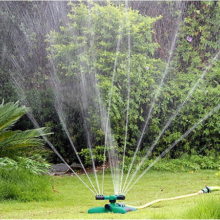 360° Rotating Sprayer Watering Grass Lawn Automatic Garden Tool Water Sprinkler