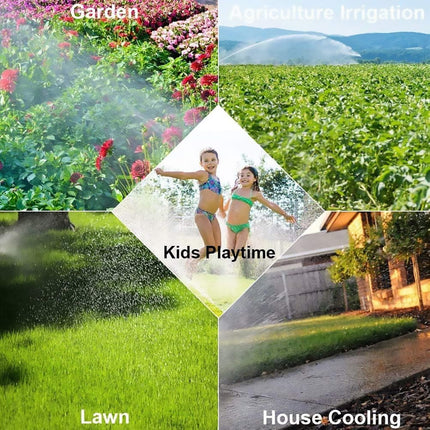 360° Rotating Sprayer Watering Grass Lawn Automatic Garden Tool Water Sprinkler