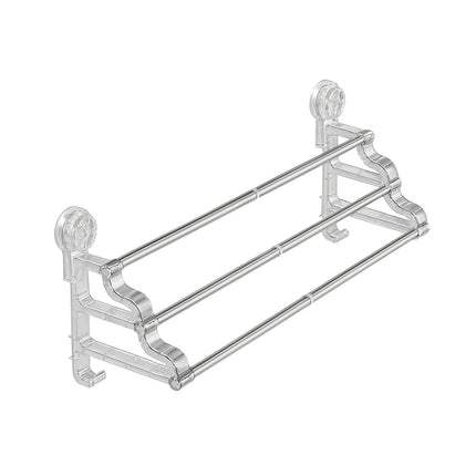 3-Tier Towel Rack No Drill Installation Wall Mounted Rustproof Space Saving