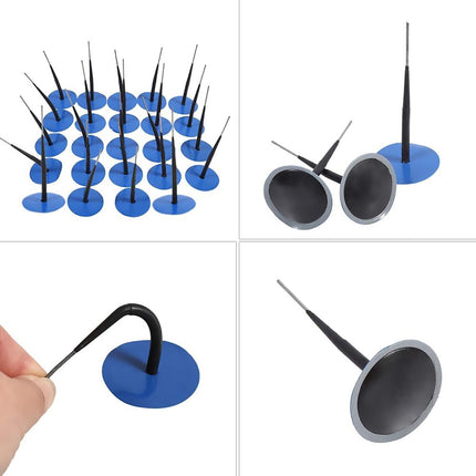 Mushroom Nail Tyre Repair Kit 24PCS Car Motorbike Puncture Plug Tubeless Emergency