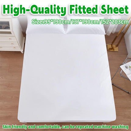 Waterproof Mattress Cover Protector Fitted Bed Top Sheet for Double or Queen