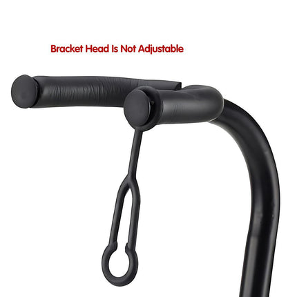 Electric Acoustic Bass Tripod Guitar Padded Stand Floor Rack Holder