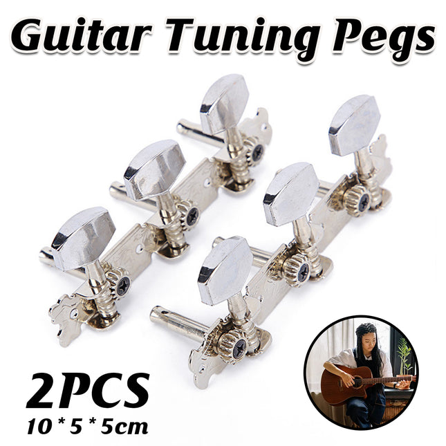 2pcs Metal Classic Guitar String Tuning Pegs Machine Heads Tuners Keys Parts