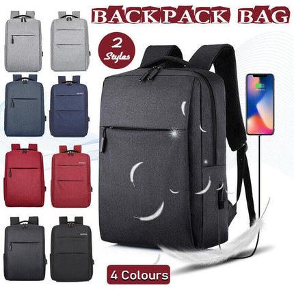 Men Women Canvas Waterproof Backpack Bag School Travel Laptop Bag Business Bag