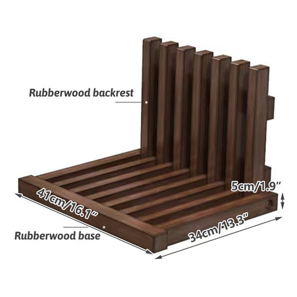 Solid Wood Wall Mounted Foldable Shoe Bench for Entryway Hallway Space Saving