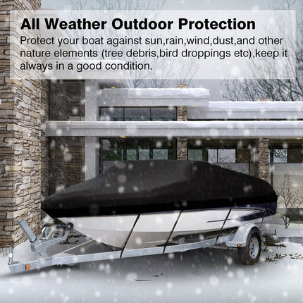 Boat Cover Model Waterproof Outdoor Yacht Dust Protector Hull Shield Blue Tarp