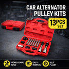 13PCS Professional Car Alternator Pulley Kits Auto Maintenance Replacement Tool