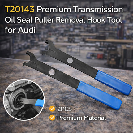 T20143 Premium Transmission Oil Seal Puller Removal Hook Tool Audi Volkswagen