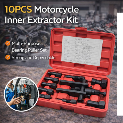 10PCS Motorcycle Inner Bearing Puller 2 Jaw Wheel Bearings Seals Maintenance