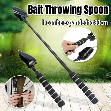 Portable Fishing Casting Ear Spoon Mini Nesting Spoon for Outdoor Fishing Gear