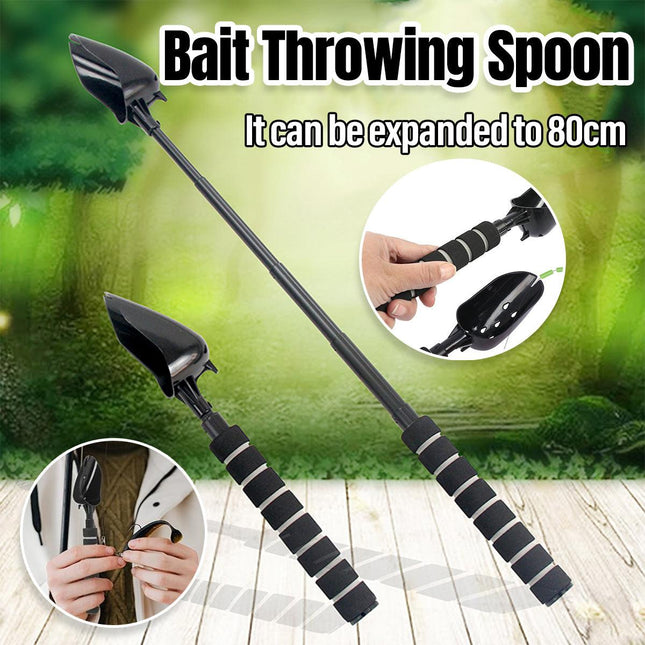 Portable Fishing Casting Ear Spoon Mini Nesting Spoon for Outdoor Fishing Gear
