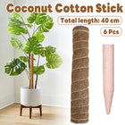 6pcs Plant Support Coir Moss Totem Pole Creeper Climbing Extension Stick Goody