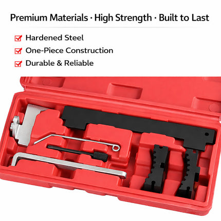 7PCS Engine Timing Tool Kit Chevrolet Fiat Repair Set with Case Accessories
