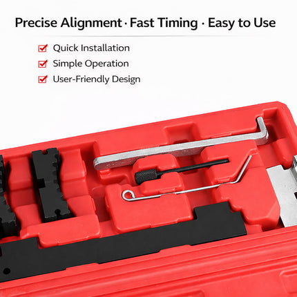 7PCS Engine Timing Tool Kit Chevrolet Fiat Repair Set with Case Accessories