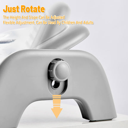 Foot Rest Stool Office Under Desk Fold Footrest Massage Cushion Grey