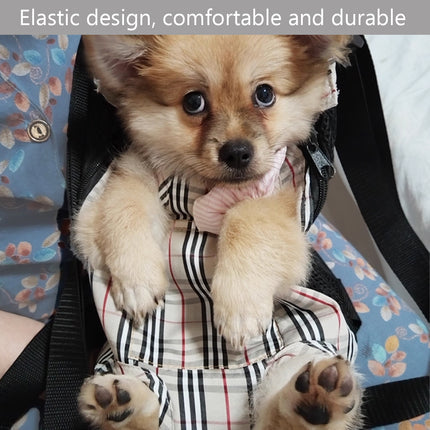 4 Sizes Pet Outdoor Backpack with Breathable Mesh and Anti-Scratch Fabric