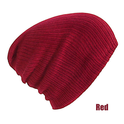 Winter Thermal Warm Women Men Hat Slouch Baggy Hat Beanie Ski Knitted Cap