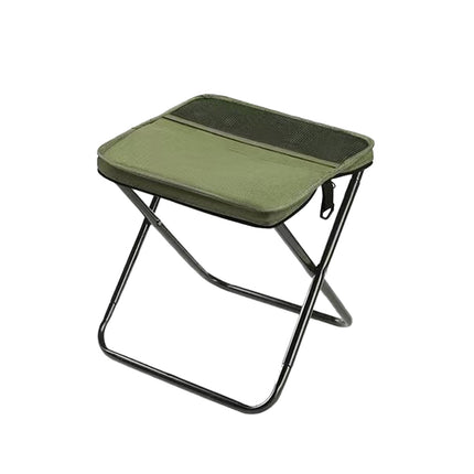 Portable Folding Camping Stool with Side Pocket
