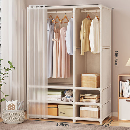 Multi-Function Clothes Storage Rack for Home Bedroom Space Saving Durable