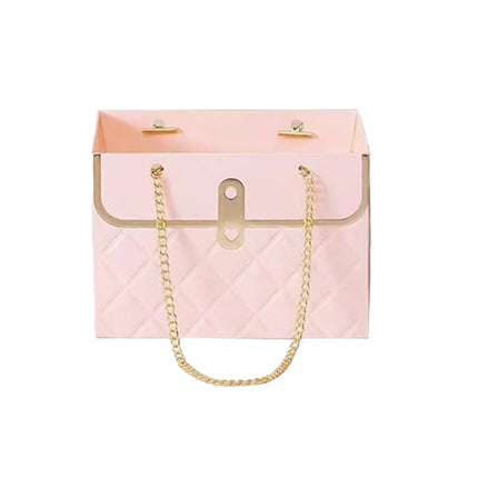 Quilted Handbag Gift Bags Chain Handle 3 Pack