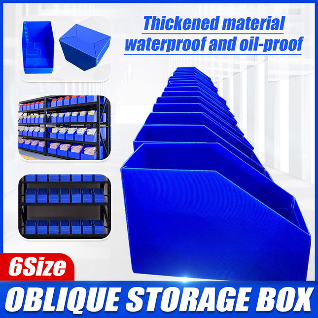 Plastic Storage Box Set 6Size Clear Hard Case Miter Tool Parts Display Organiser