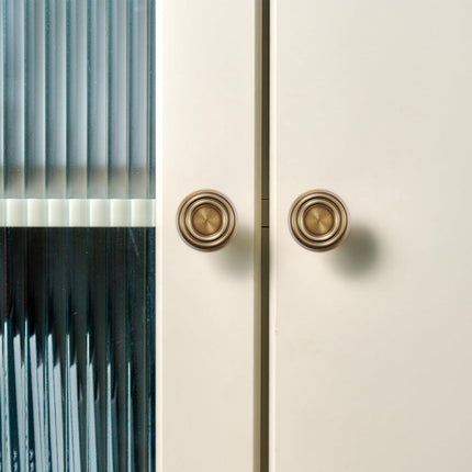 Copper Cabinet Handle Simple Retro Wardrobe Drawer Pull for Cabinet Furniture