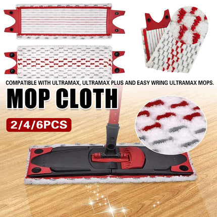 2 Pcs Mopcloth Accessory for UltraMax UltraMaT Microfibre Head Replacement