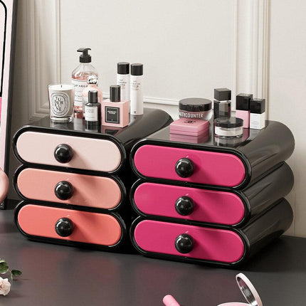 Drawer Cosmetic Organizer Desktop Storage Organizer for Makeup Desk Accessories