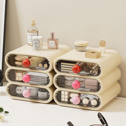 Drawer Cosmetic Organizer Desktop Storage Organizer for Makeup Desk Accessories
