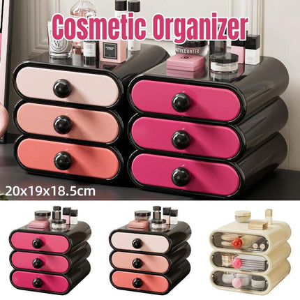Drawer Cosmetic Organizer Desktop Storage Organizer for Makeup Desk Accessories