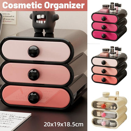 Drawer Cosmetic Organizer Desktop Storage Organizer for Makeup Desk Accessories