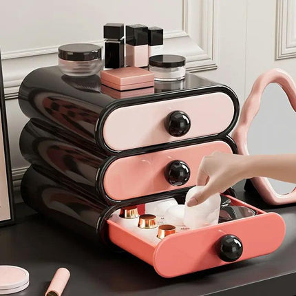 Drawer Cosmetic Organizer Desktop Storage Organizer for Makeup Desk Accessories