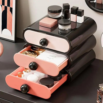 Drawer Cosmetic Organizer Desktop Storage Organizer for Makeup Desk Accessories