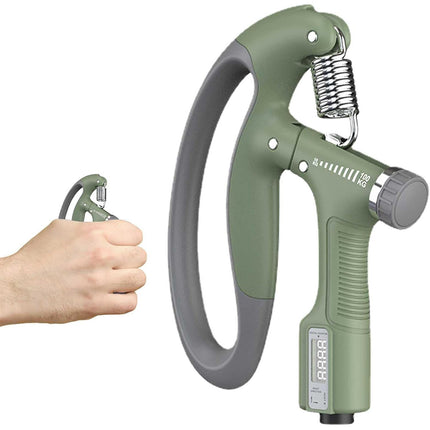 Hand Grip Strength Power Trainer Gripper Strengthener Adjustable Gym Exerciser