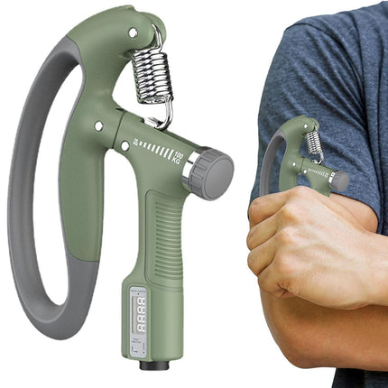 Hand Grip Strength Power Trainer Gripper Strengthener Adjustable Gym Exerciser