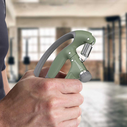Hand Grip Strength Power Trainer Gripper Strengthener Adjustable Gym Exerciser